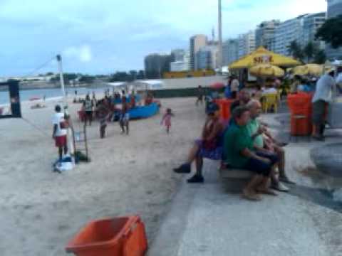 Walking Atlantic Ave in Rio