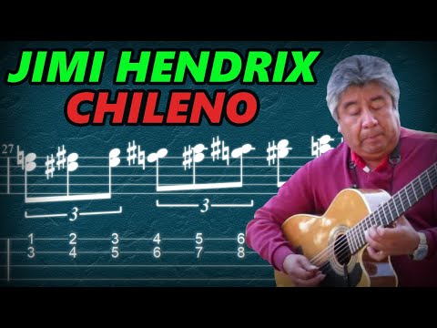 Tutorial - Jimi Hendrix Chileno - Tablatura - Guitarra criolla