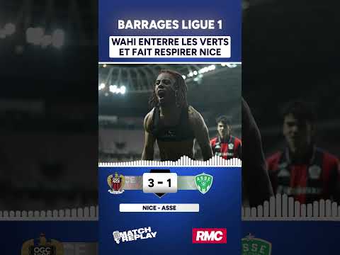 Nice 4-1 ASSE : Les Aiglons renversent les Verts et se maintiennent en Ligue 1 ! (comms RMC)