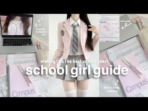 THE BEST SCHOOL GIRL GUIDE!🎀🖇️ study hacks, academic weapon, school routine