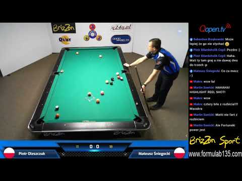 Mateusz Śniegocki vs Piotr Oleszczuk Turniej Formuła B 1-3-5 PRO Q24q.Pl - Grupa A