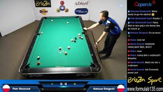Mateusz Śniegocki vs Piotr Oleszczuk Turniej Formuła B 1-3-5 PRO q24q.pl - Grupa A