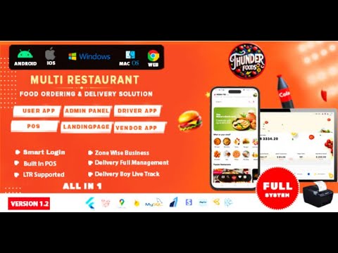 Ultimate Guide to Develop a Powerful ThunderFood Multi-Restaurant Food Ordering & Delivery Solution