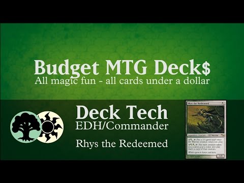 Budget Rhys the Redeemed - EDH / Commander - TOKENS