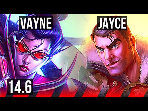 VAYNE vs JAYCE (TOP) | 6/0/0, Dominating | KR Grandmaster | 14.6
