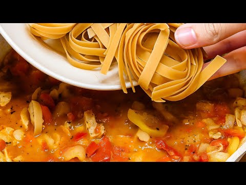 Brz ručak iz jedne posude! Sve zajedno se kuva, savršen ukus 🥰 One pot pasta