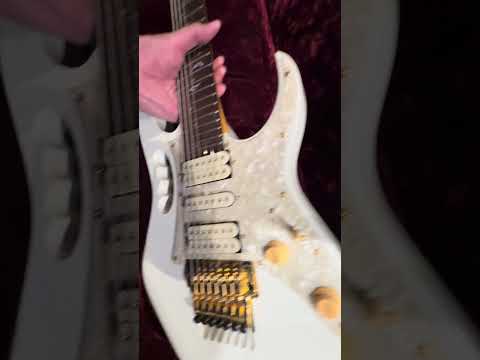 Ibanez JEM7V7-WH 7 String JEM Rare Steve Vai Signature 2013 - 2016 - White image 6