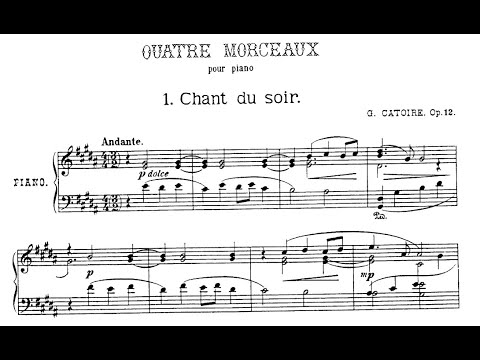 Georgy Catoire - 4 Pieces, Op.12