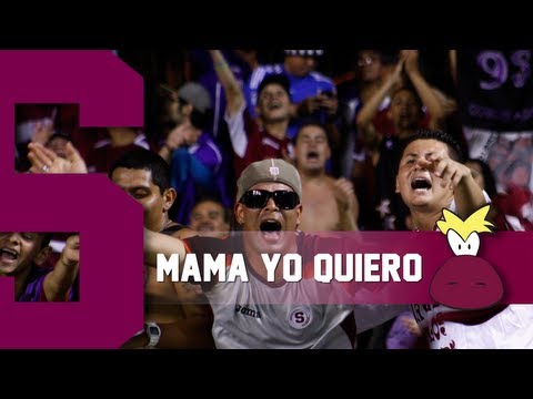 "Ultra Morada - Mama yo quiero" Barra: Ultra Morada &bull; Club: Saprissa