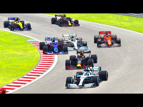 F1 2020 Cars vs F1 2019 Cars - Suzuka