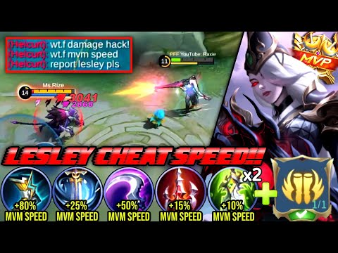 (TRY THIS) LESLEY HIGH MOVEMENT SPEED BUILDS & EMBLEMS! = UNTOUCHABLE SPEED HACK! (FREEHIT EASILY)