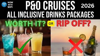 Everything you NEED to know: P&O Cruises 2026 Drinks & WiFi Packages.