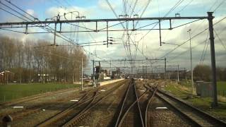 preview picture of video '[cabinerit] A train driver's view: Alkmaar - Amsterdam CS, VIRM, 06-Mar-2015.'