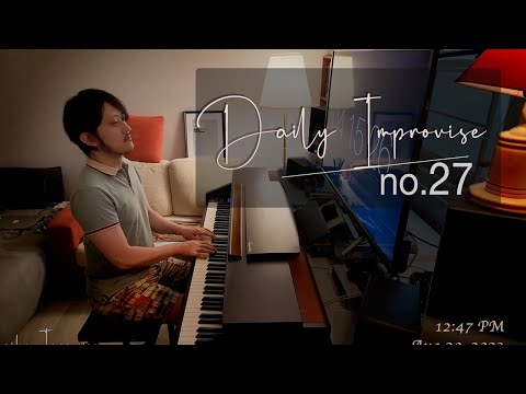 Piano Improvisation no.27 / New age piano style