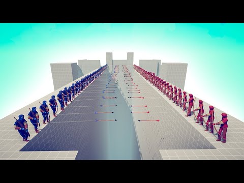 50x vs 50x RANGED UNITS TOURNAMENT - TABS | Totally Accurate Battle Simulator 2022