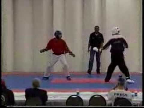 Harry Carter vs Preston Clements 2004 Pan American Internationals Karate Tournament