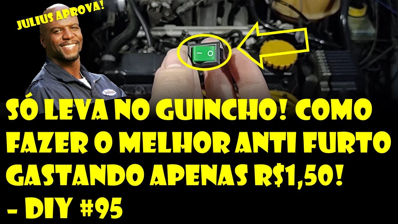 SÓ LEVA NO GUINCHO! Como Fazer o Melhor Anti Furto Gastando Apenas R$1,50! | Dr. Corsa