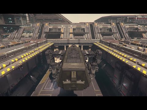Successful launch of Reclaimer from Lorville in Star Citizen PTU 3.10o