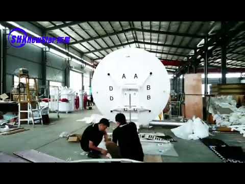 1.8m Flying Satellite Dish Video