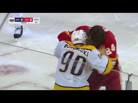 Brett Ritchie And Mark Borowiecki Drop The Gloves