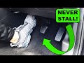 How To Bring Up The Clutch Pedal So You Never Stall