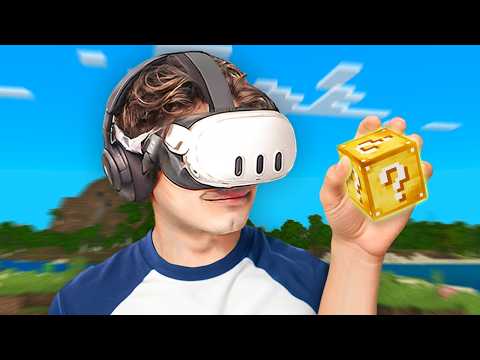 Minecraft VR ama Her Dakika Lucky Block Geliyor