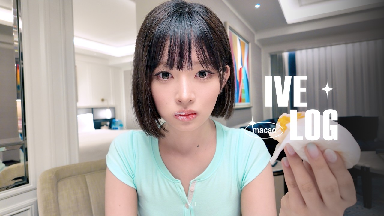 [IVE LOG] 기니 망고 모찌 먹방🥭˚₊⁎ in WORLD TOUR | KONG LOG