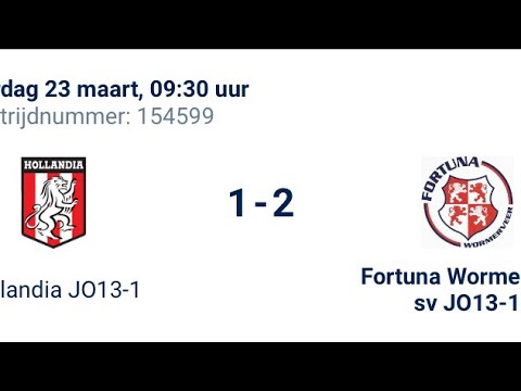 20230323 Hollandia JO131 - Fortuna Wormerveer JO13-1