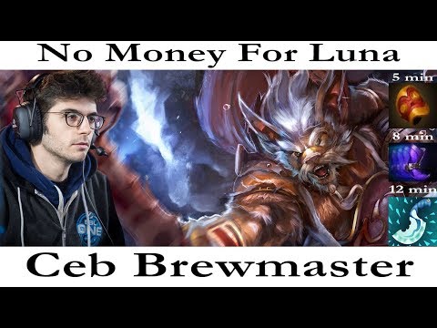 Ceb Brewmaster | No Money For Luna | OG vs KABAN | Dota 2 | Patch 7.21 | Pro Gameplay