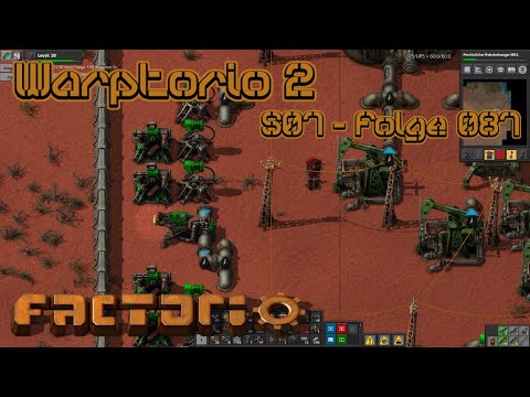 Flammenwerfer für Feuerschutz! - Factorio-Warptorio 2 Lets Play [S01-E81] [German/Deutsch]