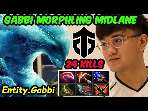 Entity Gabbi Morphling - Takes Over Midlane Masterclass Unstoppable Signature Hero Dota 2