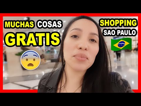 THIS IS WHAT SHOPPING IS LIKE in SAO PAULO | SHOPPING MALL in Brazil *there are many FREE things*