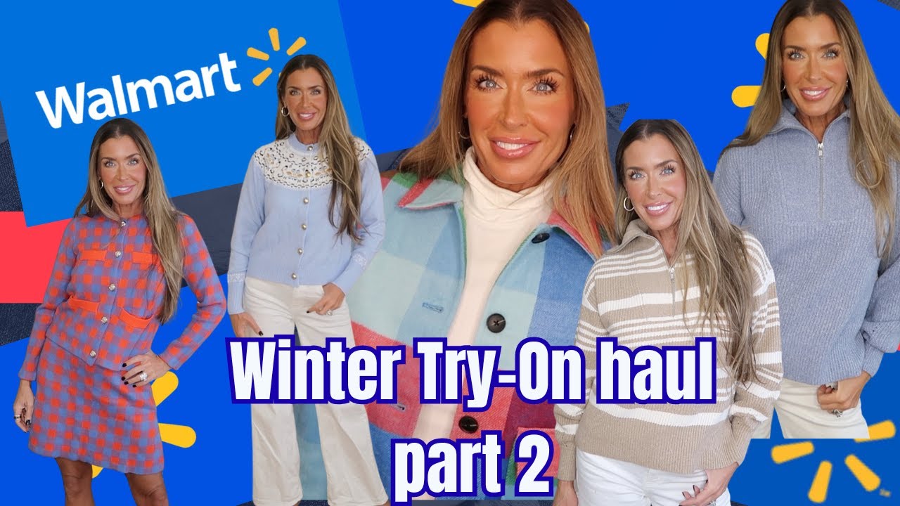 Walmart Cozy Holiday Try on Haul | Realistic and Affordable Try On Haul | Part 2