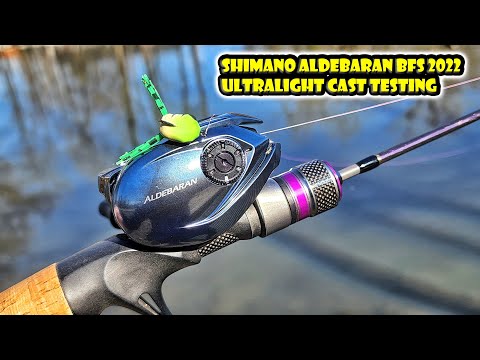 Ultralight Cast Testing of the New Shimano Aldebaran BFS 2022 on Tsurinoya Ares C427UL