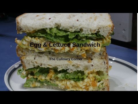 Curried Egg & Lettuce Sandwich