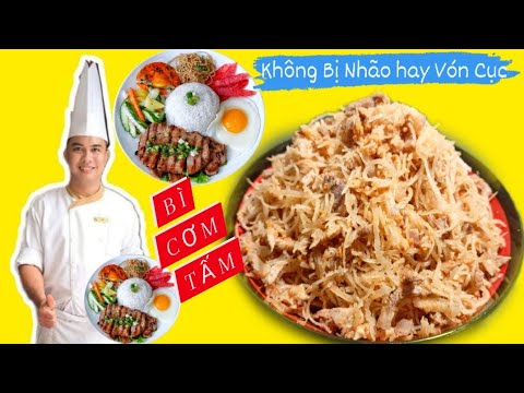 Cách Trộn Bì Cơm Tấm Sườn, Bì Cuốn, Bánh Mì Bì Để Lâu Không Bị Nhão Hay Vón Cục