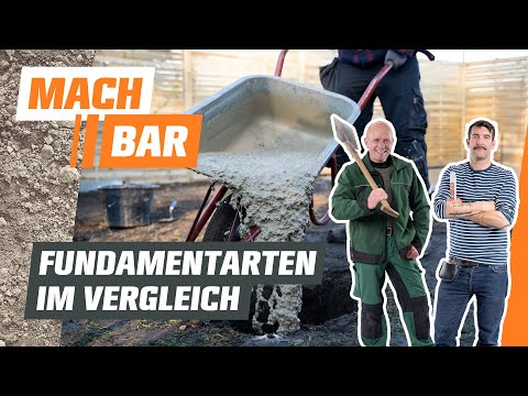 Foundation types compared – The right foundation for your building | OBI