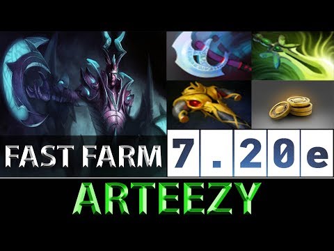 Arteezy [TB] Flawless Fast Farm 886 GPM ► Dota 2 7.20e