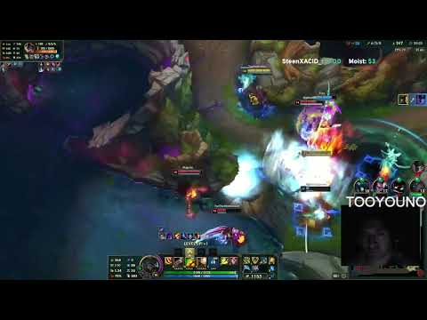 Quad kill almost penta gangplank | #tooyouno on #Twitch