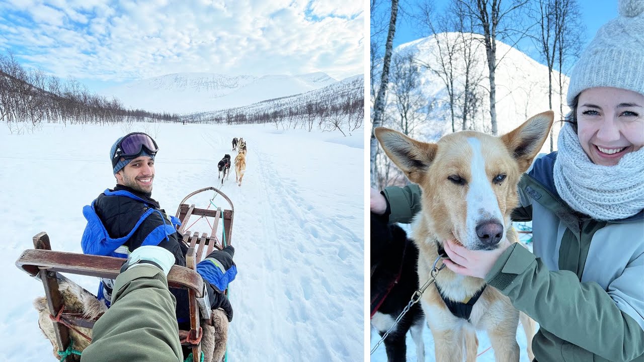 A traveler experiences Snowmobile Safari in Tromso Valley.