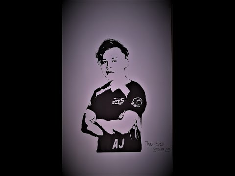 Drawing DRS AJ | Da Real Soldier | Stencil Art | Joel Yt