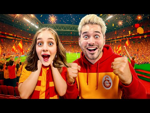 Elif İlk Kez Maça Gitti ve ŞOK Oldu - Sürpriz Galatasaray Maçı