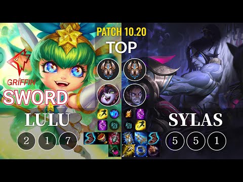 GRF Sword Lulu vs Sylas Top - KR Patch 10.20