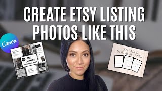 How To Create Etsy Listing Photos For Digital Products, Canva Mockup Tutorial
