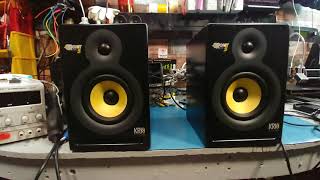 Video thumbnail for KRK Rokit 5 G1 Powered Studio Monitors*bad tda chip* by Karma Electronics