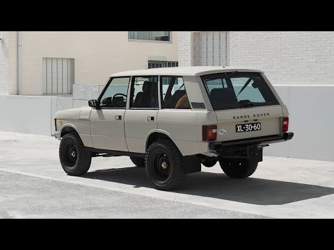 Amazing classic Range Rover Restomod! Walkaround & Fly-bys!