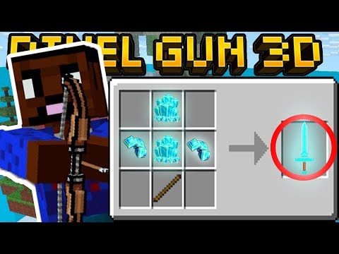 ONLY USING MINECRAFT WEAPONS! | Pixel Gun 3D