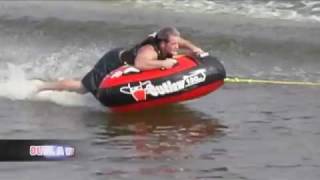 Sportsstuff Outlaw Tube - Triangular Shaped, 1 Person Capacity, Foam Handles 