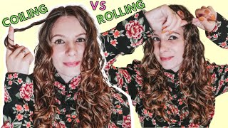 Does Finger Coiling or Finger Rolling Work on Type 2 Wavy Hair? // How to make wavy hair curlier