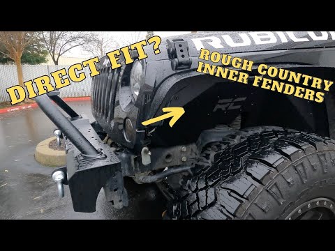Jeep Wrangler JK Rough Country Inner Fender Liner INSTALL BUDGET BUILD